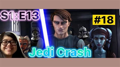 watch star wars the clone wars s1 e13|star wars jedi crash episode.